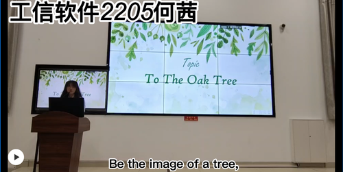 何茜同学参赛作品截图